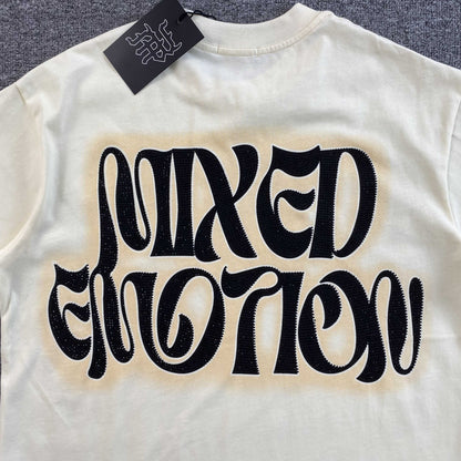 Mixed Emotion Twin Tee White