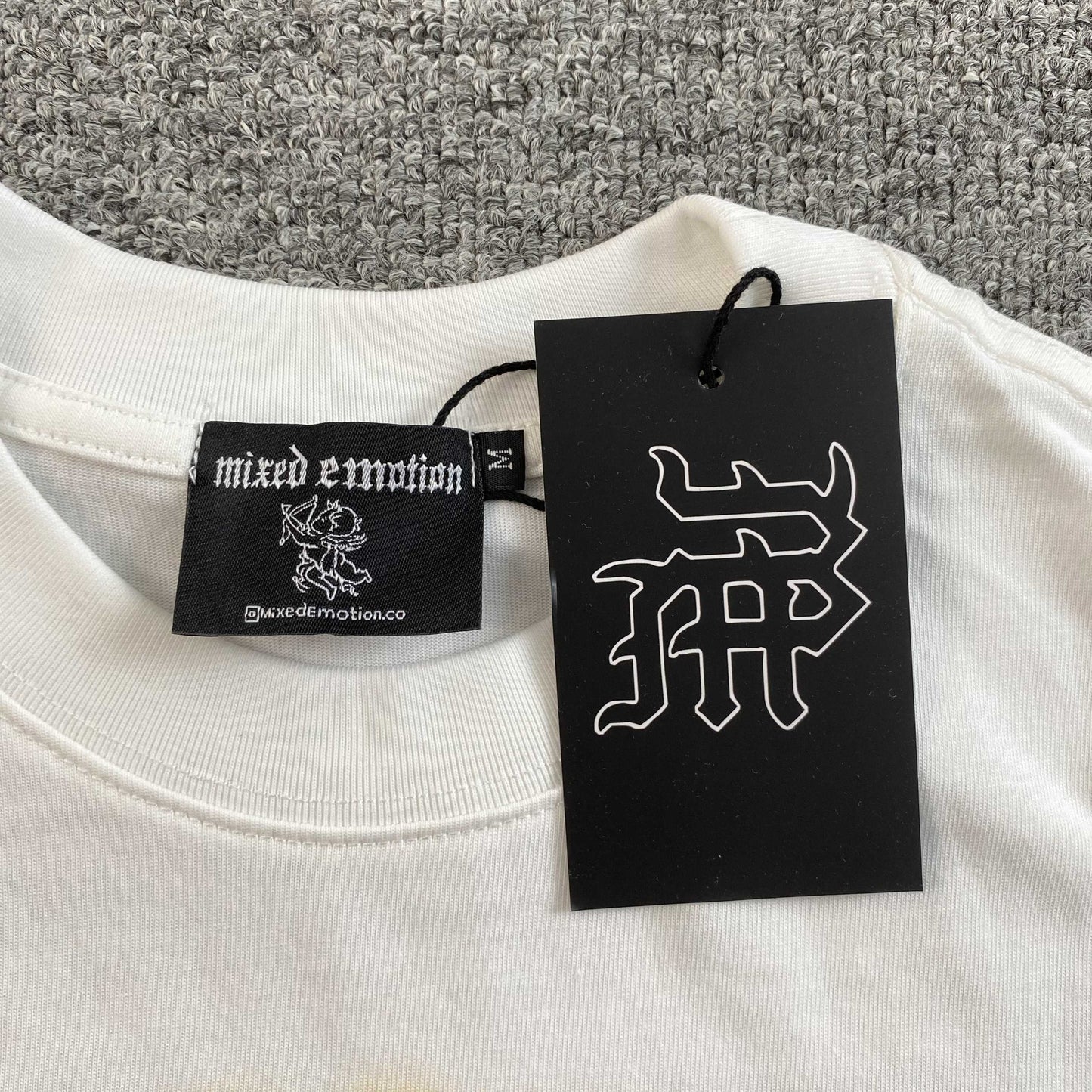 Mixed Emotion Twin Tee White