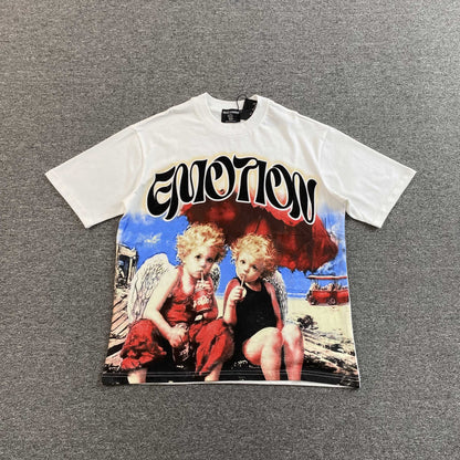 Mixed Emotion Twin Tee White