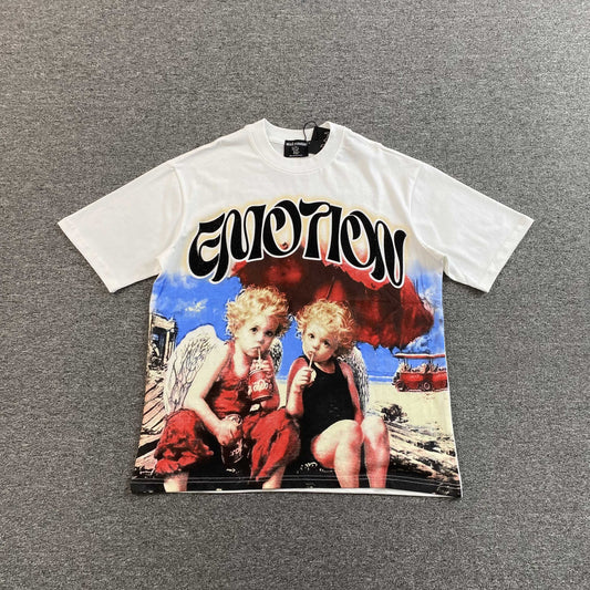 Mixed Emotion Twin Tee White