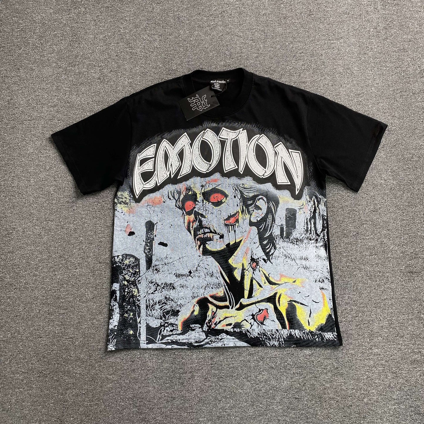 Mixed Emotion Zombie Tee Black