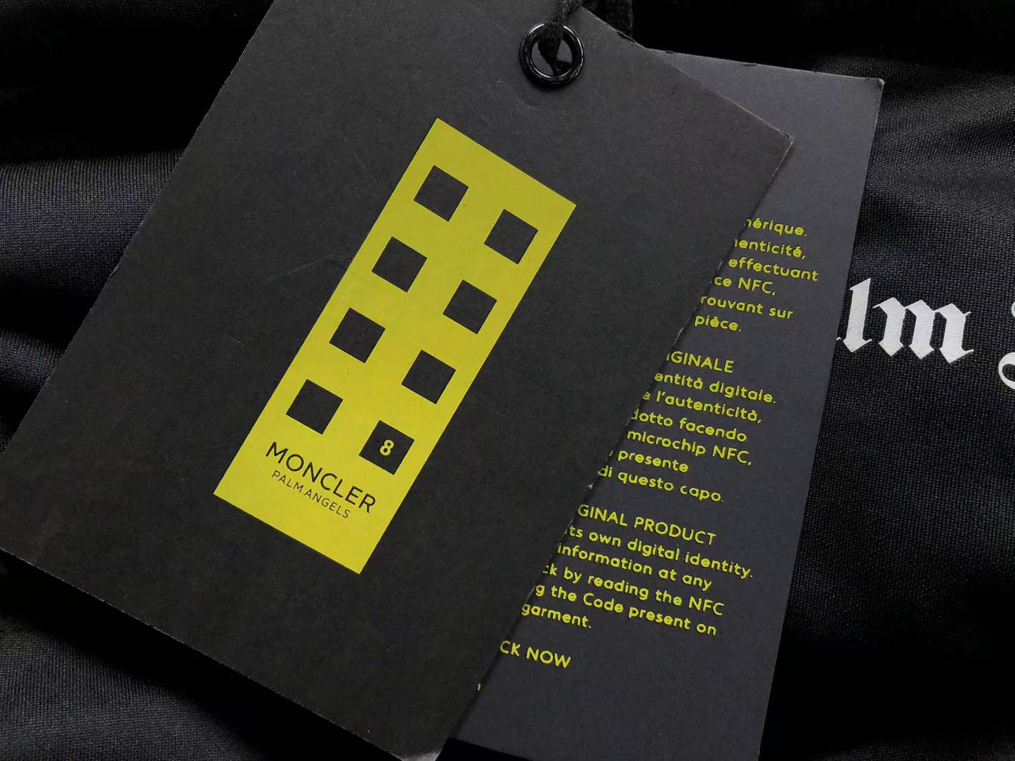 Moncler x Palm Angels Rodman Short Down Jacket Black