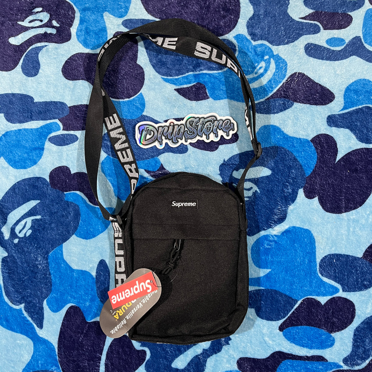 SUPREME SHOULDER BAG (SS18) BLACK