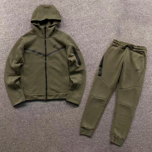 Nike Tech Fleece Tracksuit Green-Drip Store Argentina