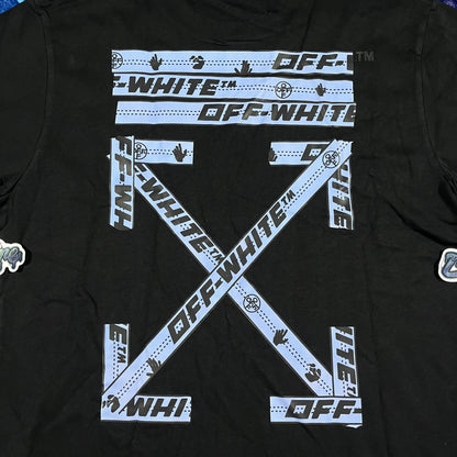 Off White Airport Tape Tee Black