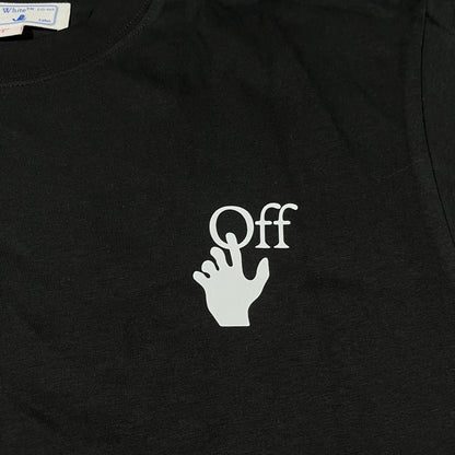 Off White Airport Tape Tee Black