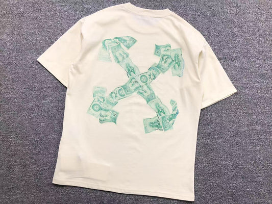 off-white-arrow-cash-tee-beige-Drip Store Argentina