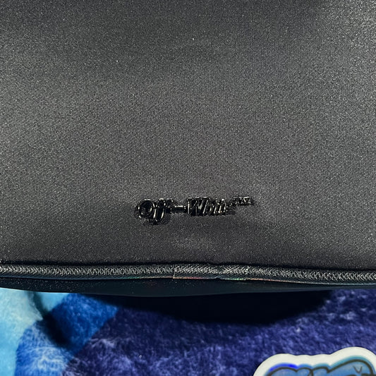 Off White Crossbody Bag Small Logo Black