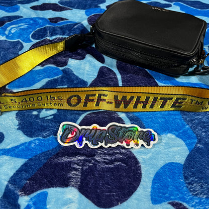 Off White Crossbody Bag Small Logo Black