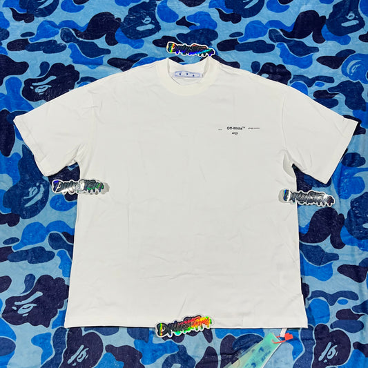 Off White Diag Arrows Monet Tee White