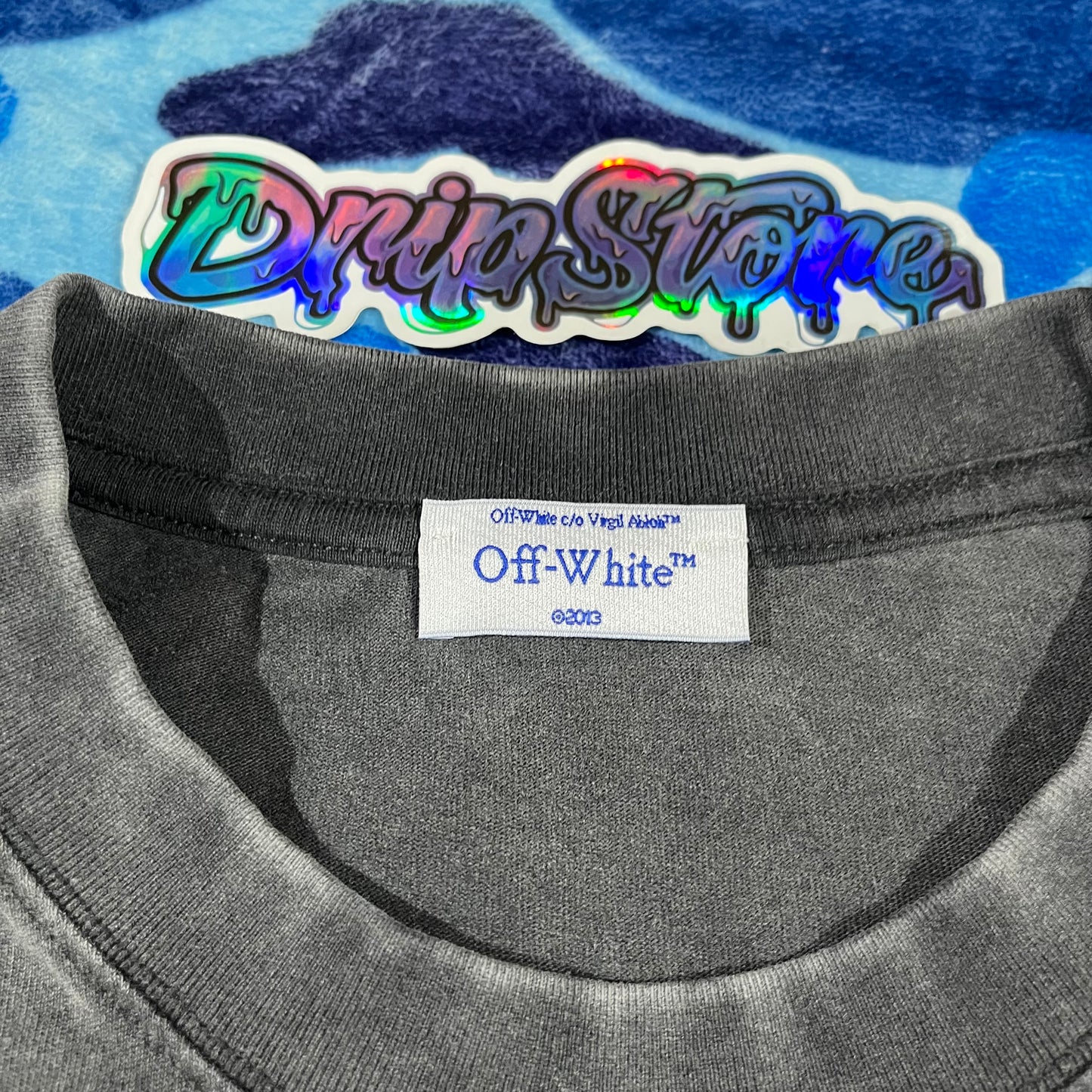 Off White Digit Bacchus Tee Black