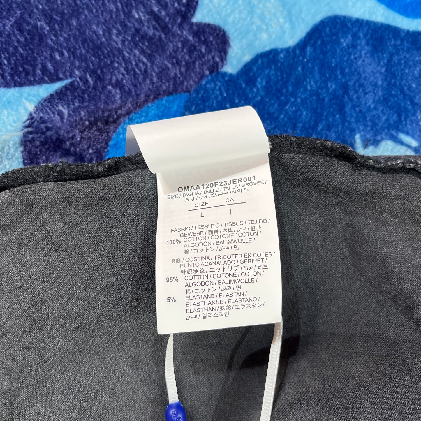 Off White Digit Bacchus Tee Black