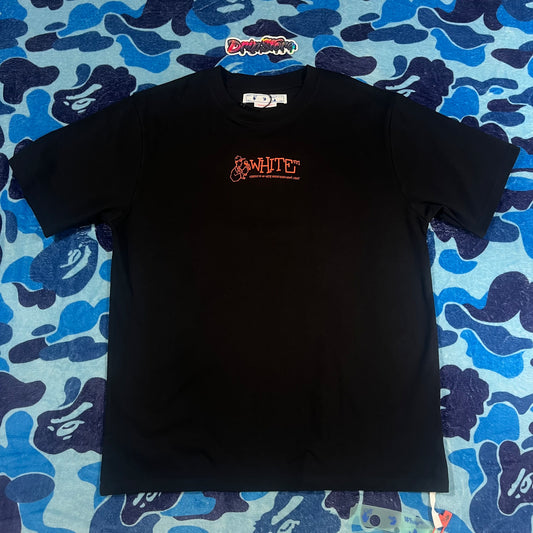 Off White Graffiti Arrow Tee Black