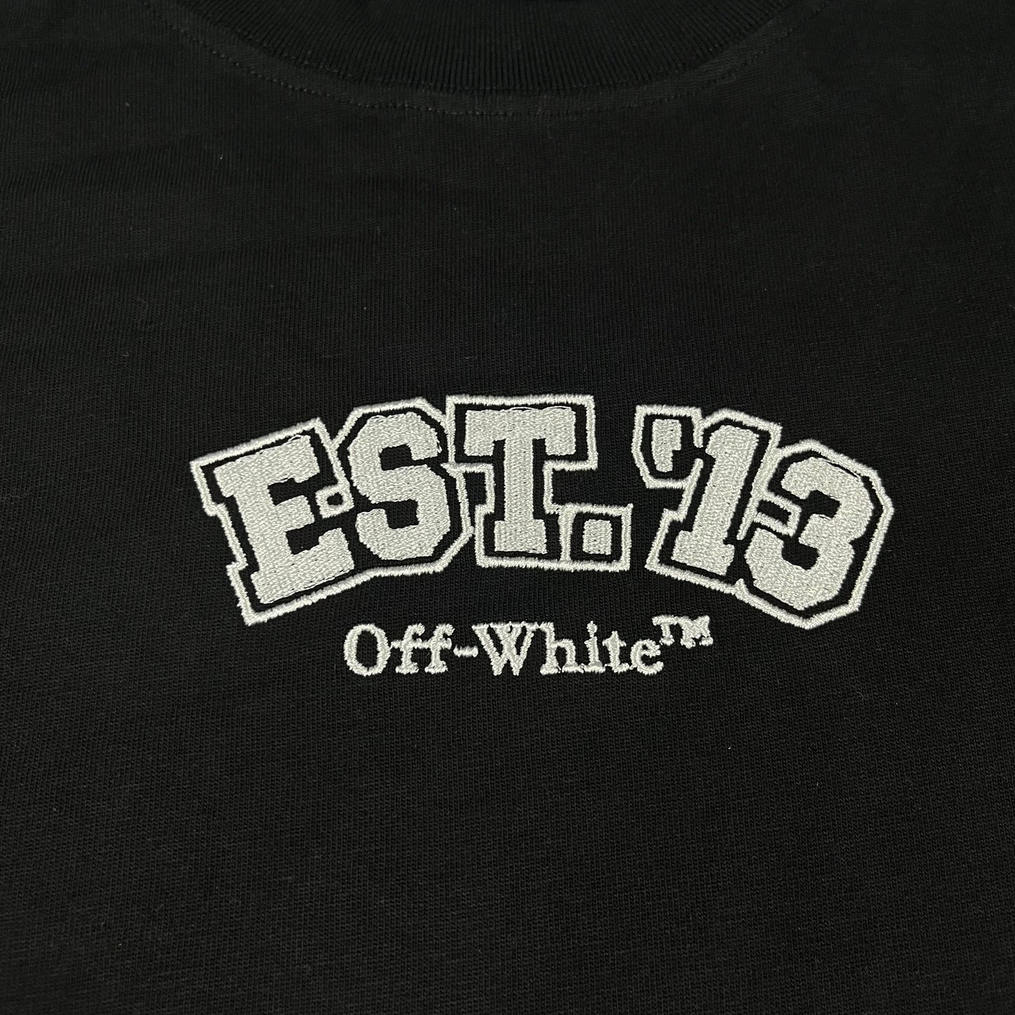 Off White Logic Logos Tee Black