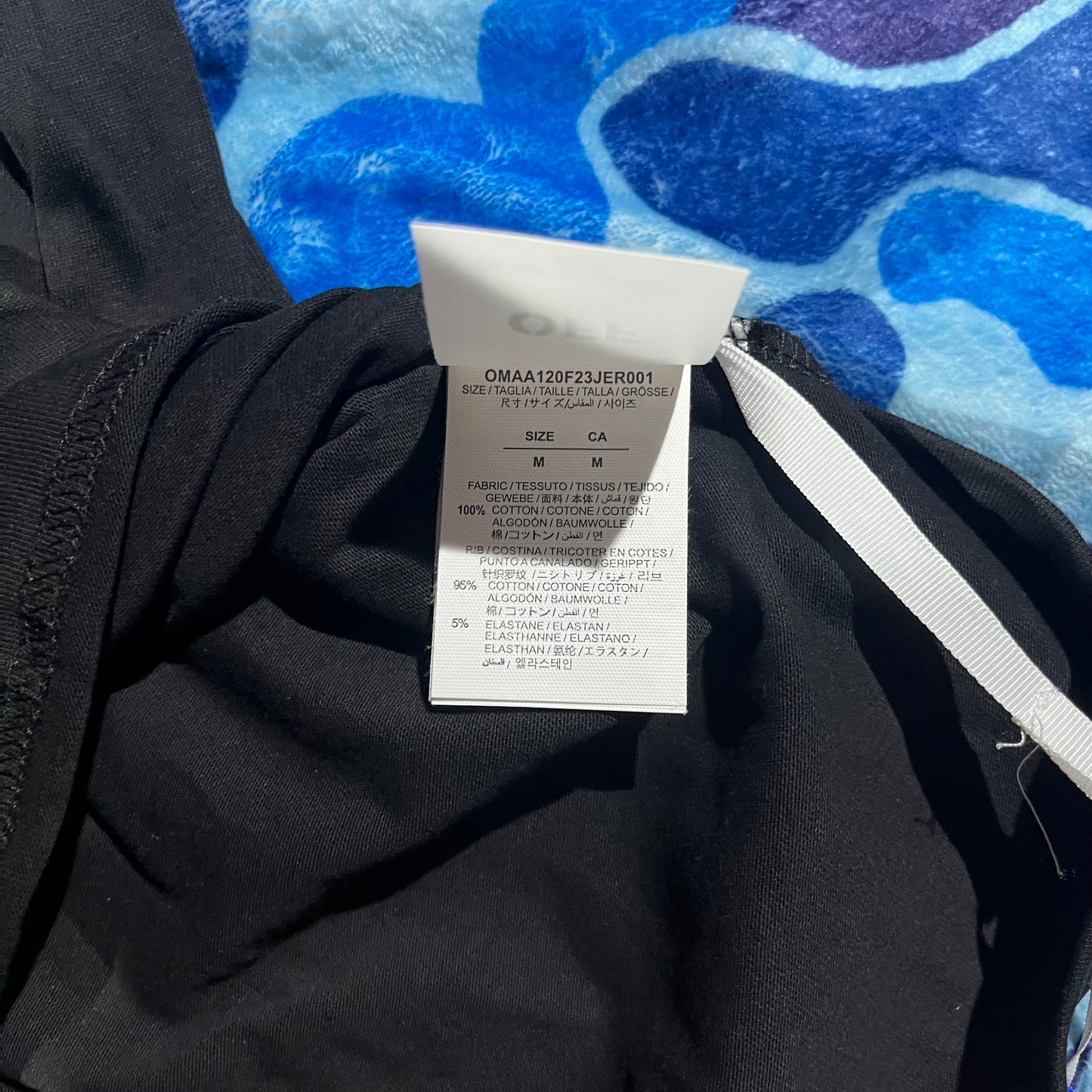 Off White Logic Logos Tee Black