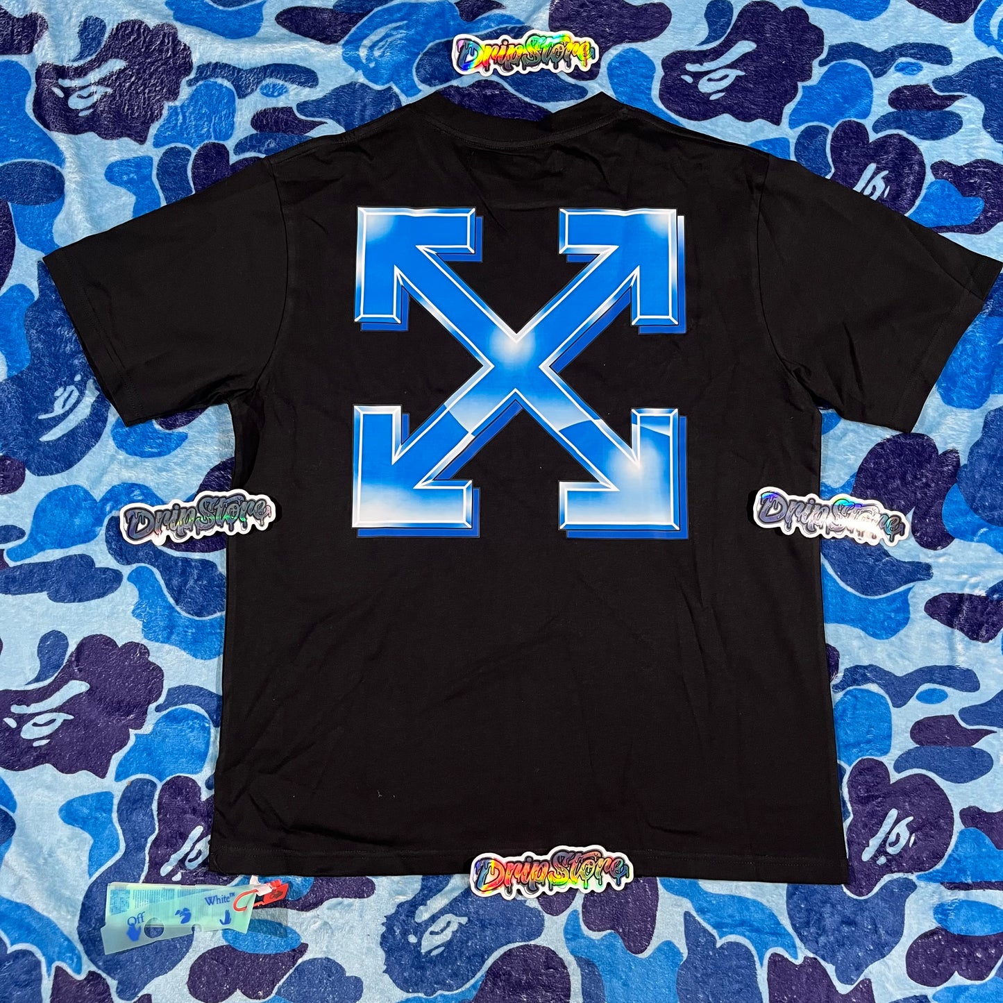 Off White Metal Arrow Tee Black