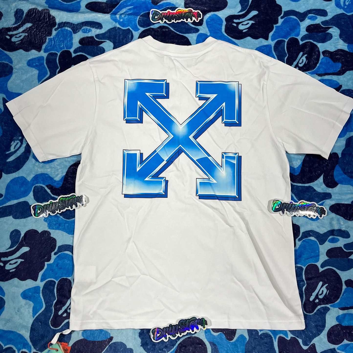 Off White Metal Arrow Tee White