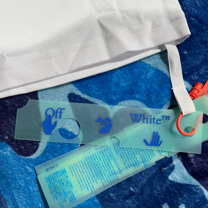 Off White Metal Arrow Tee White