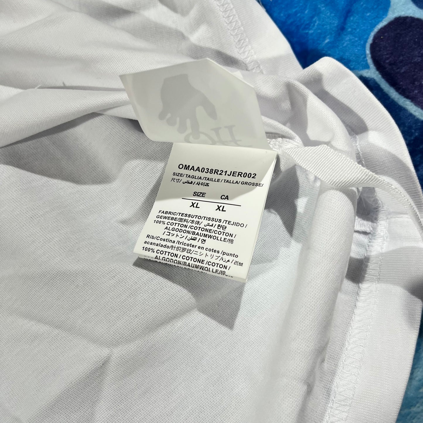 Off White Metal Arrow Tee White