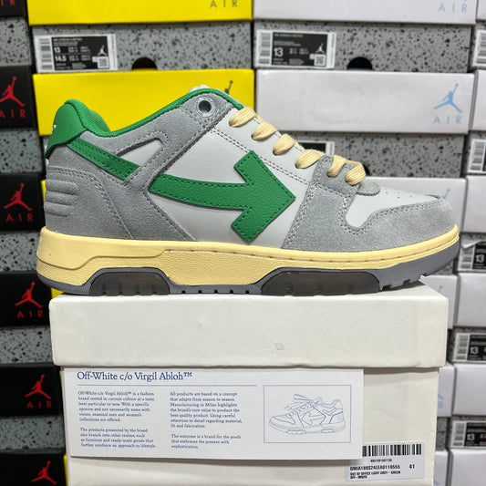 Off White Out Of Office Grey Green