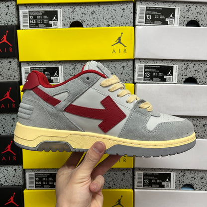 Off White Out Of Office Grey Red