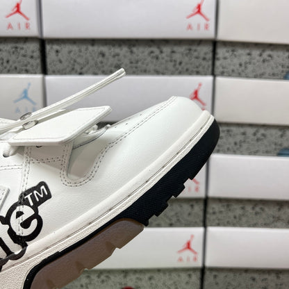 Off White Out Of Office Logo Print White