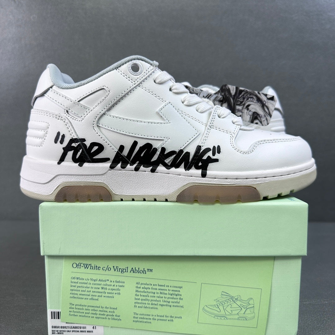 Off White Out Of Office White Black