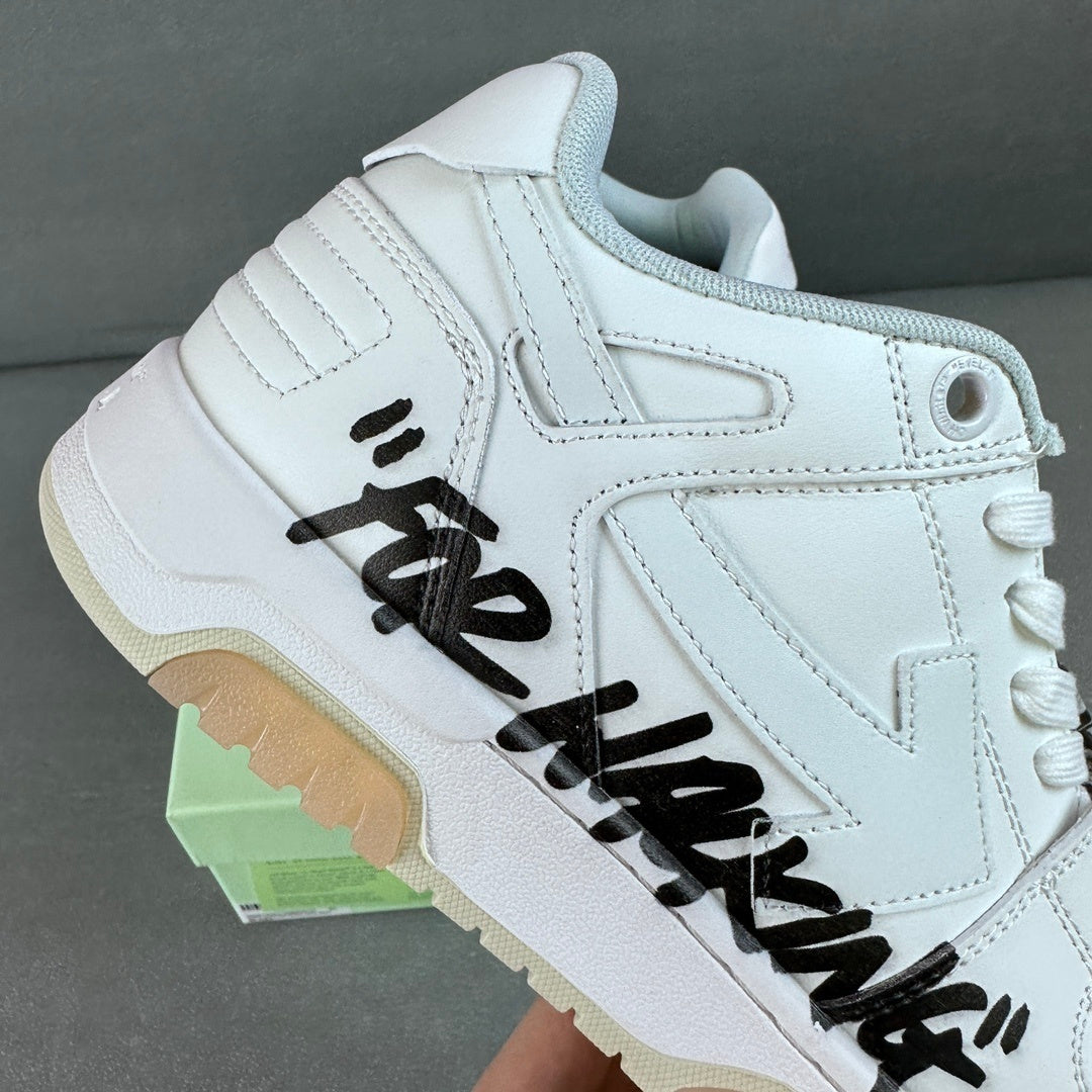 Off White Out Of Office White Black