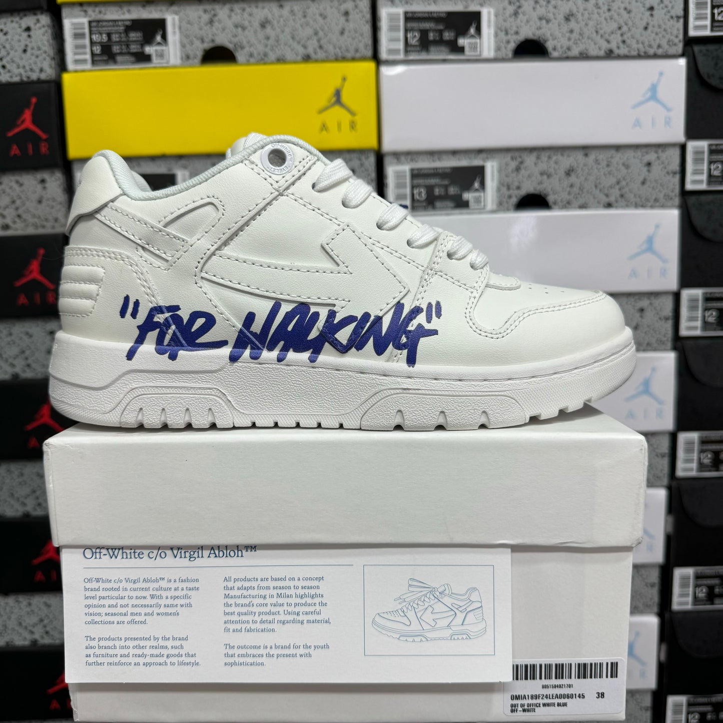 Off White Out Of Office White Blue