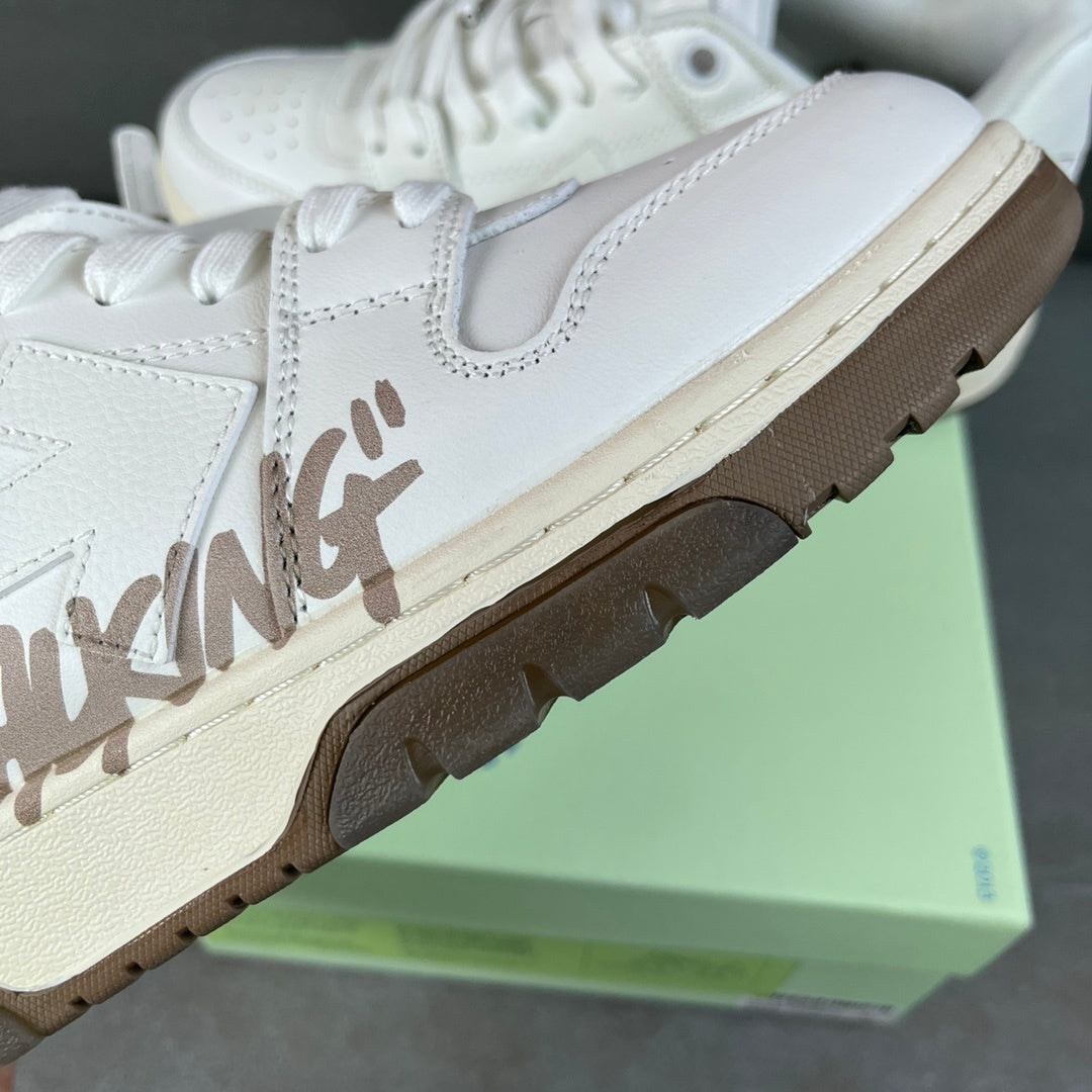Off White Out Of Office White Brown