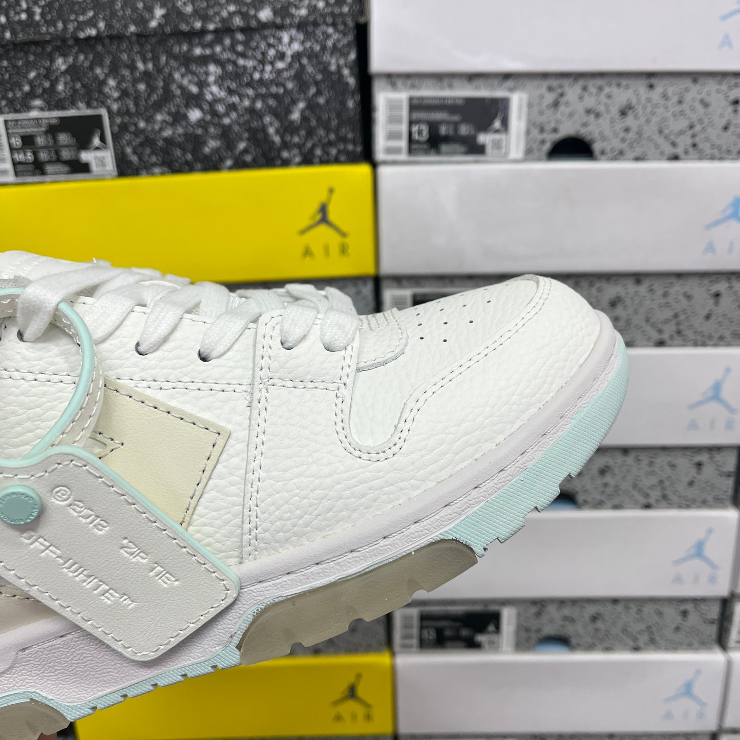 Off White Out Of Office White Mint Green