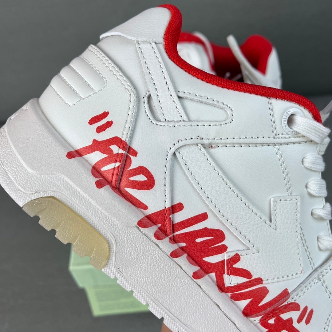 Off White Out Of Office White Red