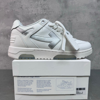 Off White Out Of Office White Silver
