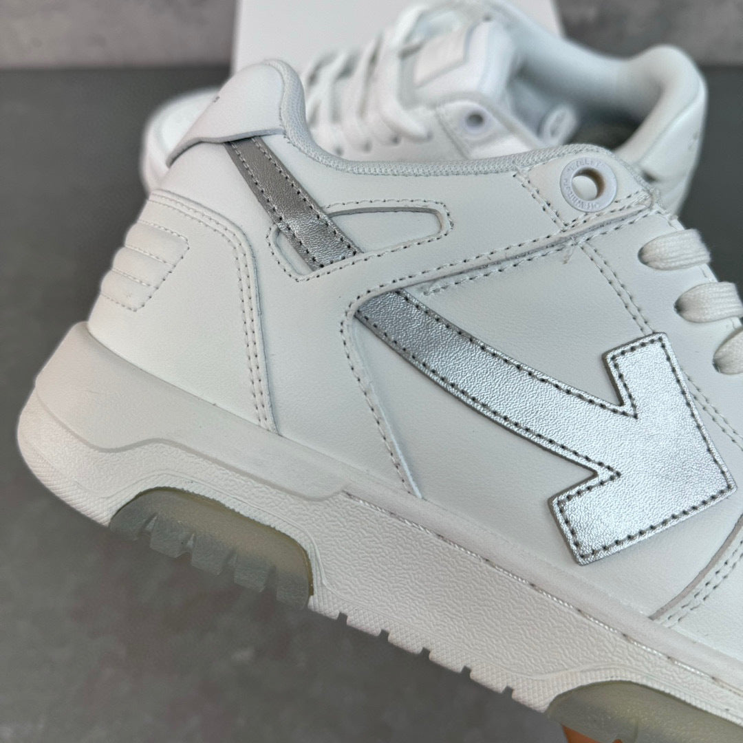 Off White Out Of Office White Silver