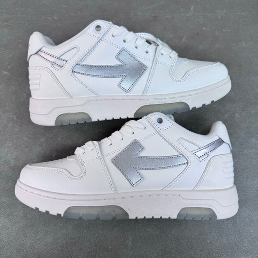 Off White Out Of Office White Silver