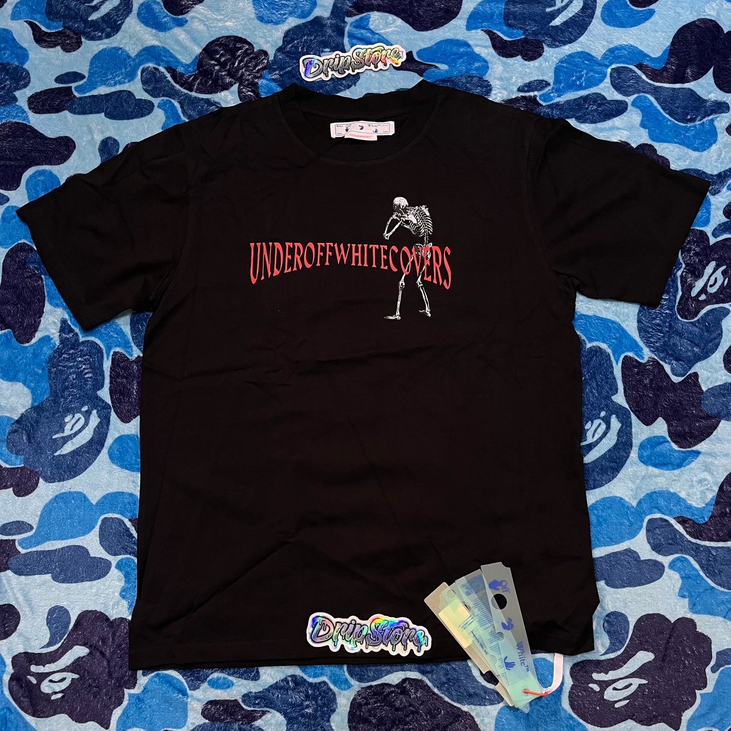 Off White Undercover Skeleton Tee Black