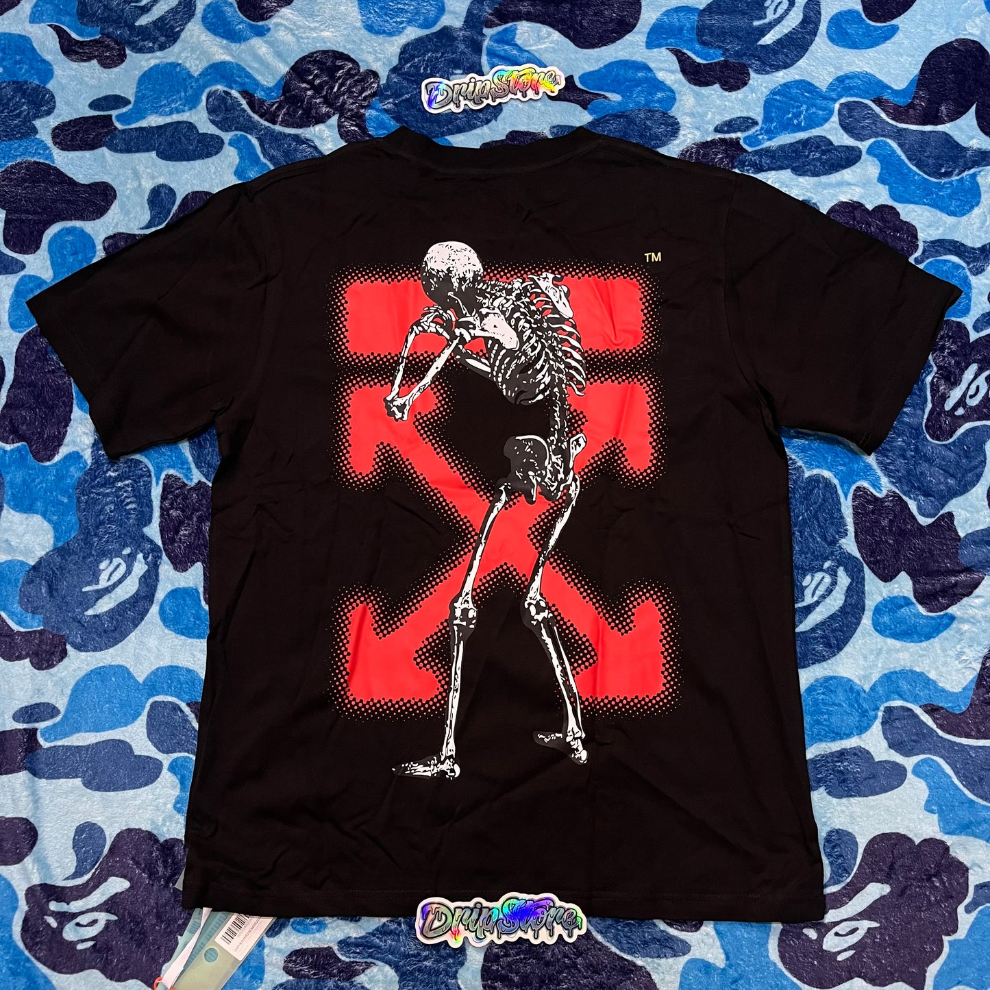 Off White Undercover Skeleton Tee Black
