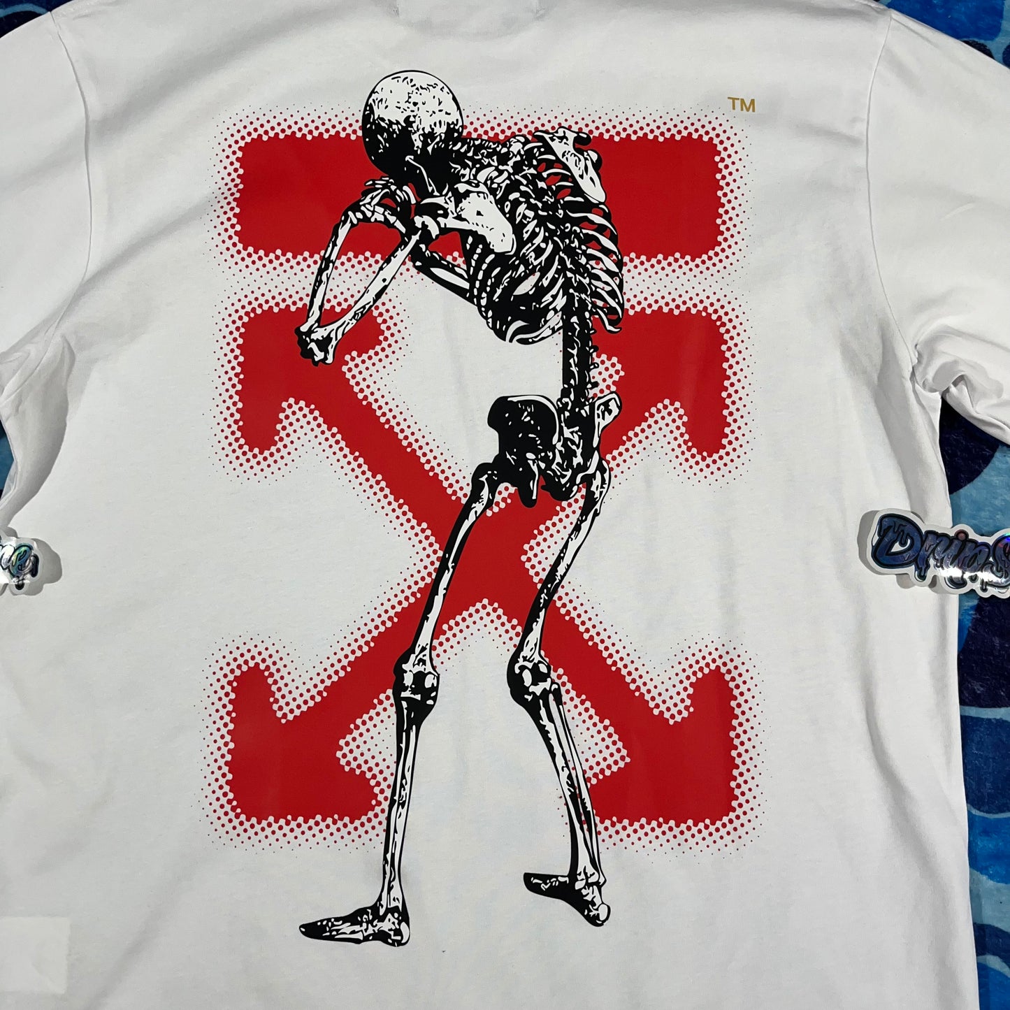 Off White Undercover Skeleton Tee White