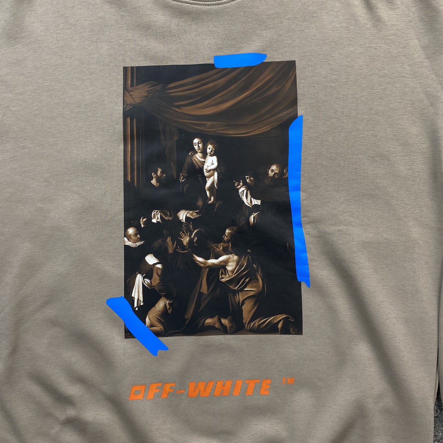 off-white-x-browns-caravaggio-crewneck-tan-3-Drip Store Argentina