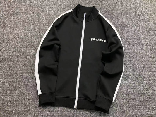 PALM ANGELS CLASSIC TRACK JACKET BLACK-Drip Store Argentina