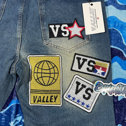 Vale Forever 1980s Painter Jeans Blue