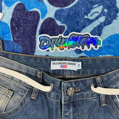 Vale Forever 1980s Painter Jeans Blue