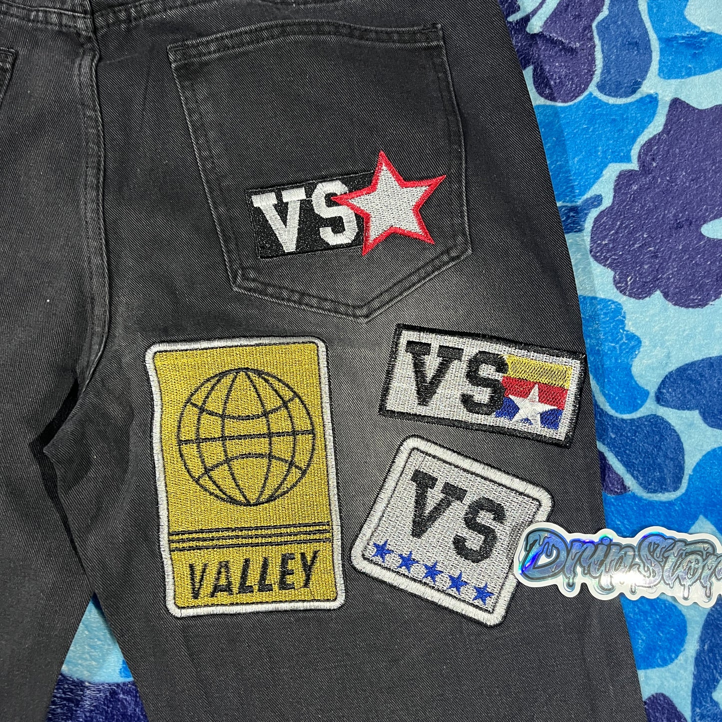 Vale Forever 1980s Painter Jeans Black