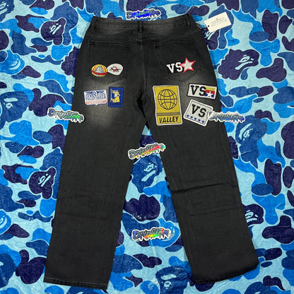 Vale Forever 1980s Painter Jeans Black