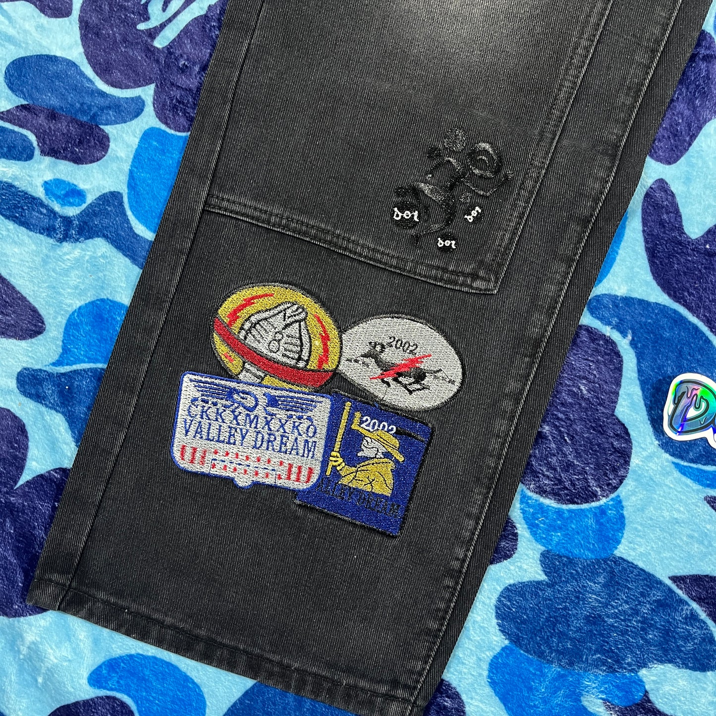 Vale Forever 1980s Painter Jeans Black