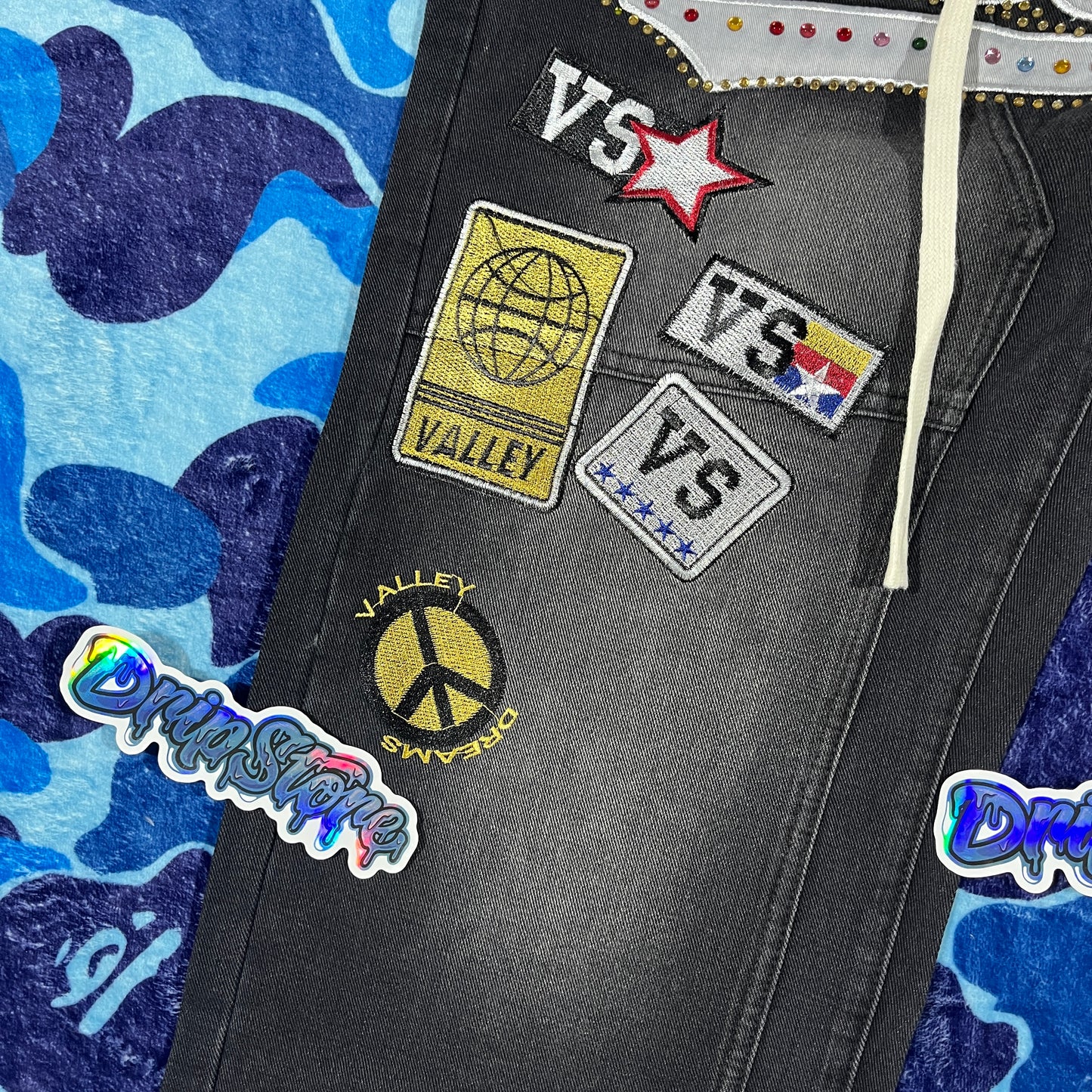 Vale Forever 1980s Painter Jeans Black