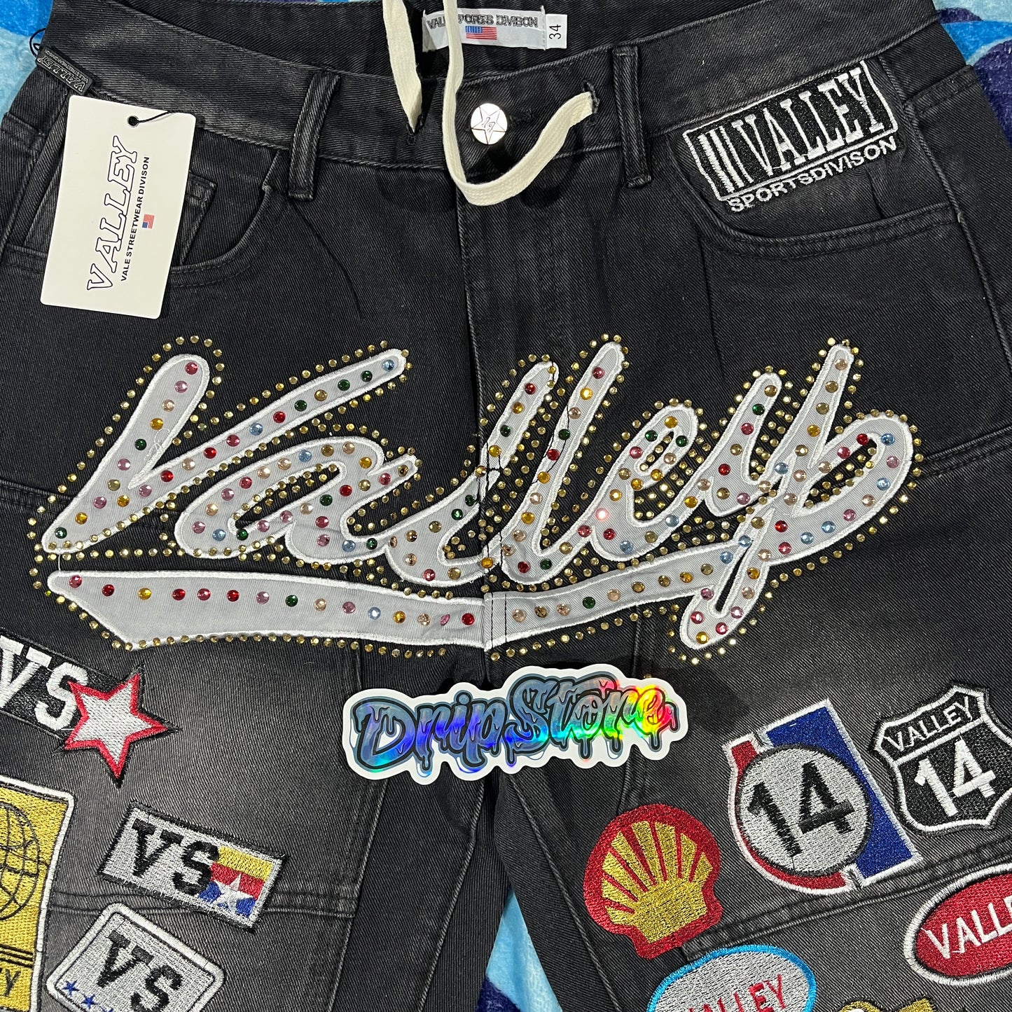 Vale Forever 1980s Painter Jeans Black
