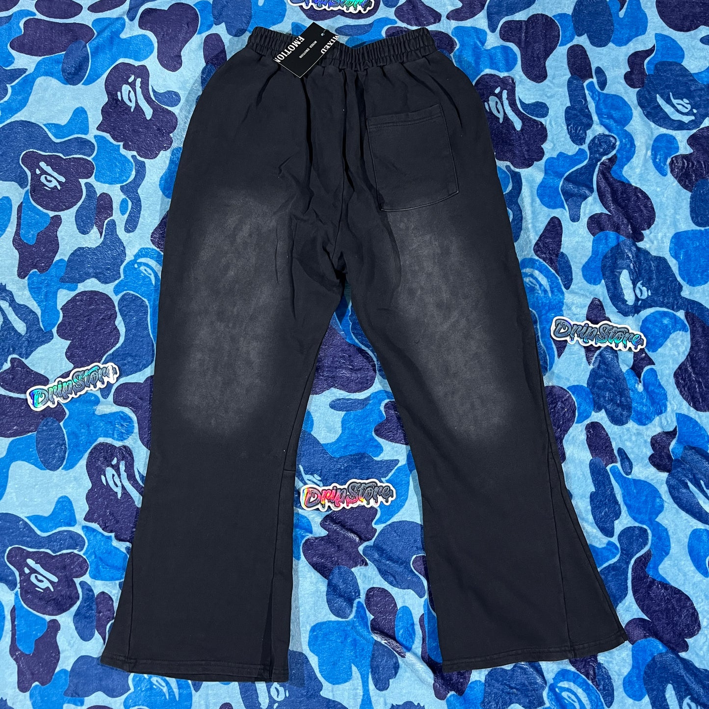 Mixed Emotion Cupid Sweatpants Black