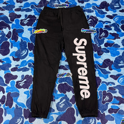 Pantalón Supreme Satin Applique Negro M-L