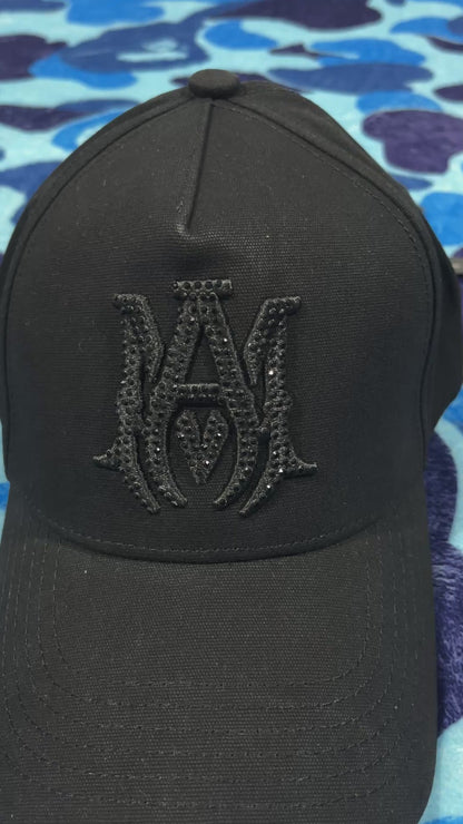 Gorra Amiri MA Brillos Negra/Negra